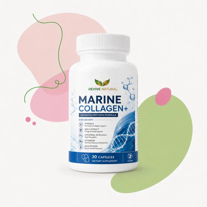 Marine Collagen | كولاجين بحري للبشرة والشعر والطاقة - Revive Natural