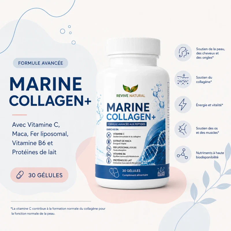 Marine Collagen | كولاجين بحري للبشرة والشعر والطاقة - Revive Natural